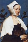 Hans holbein the younger Portrait of a Lady with a Squirrel and a Starling Spain oil painting artist